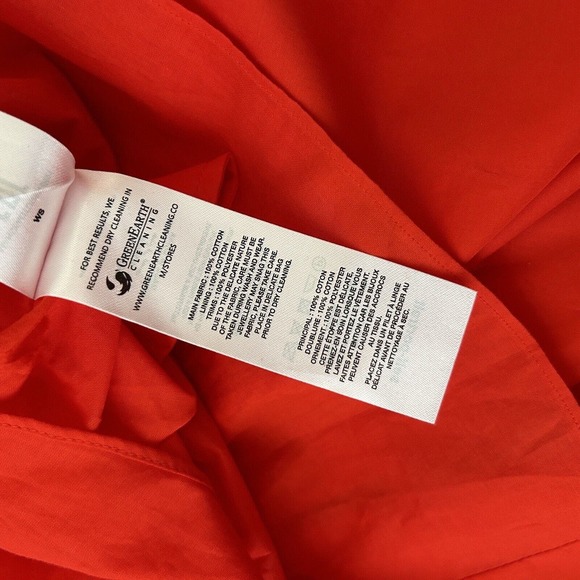 Self Portrait NWT Red Macrame Lace Mini Dress Sz 4 MSRP $465 - Picture 7 of 9